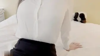 约拍可爱的模特被摄影师操 足交并射在紧身裤袜上  loliiiiipop99 下面有根棒棒糖 OnlyFans