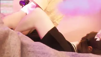 发情的小母猫在等着你，日系甜辣攻速袜，教练日到腿发麻