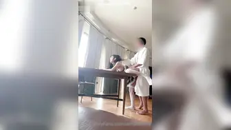 情趣制服眼镜反差婊真骚啊！