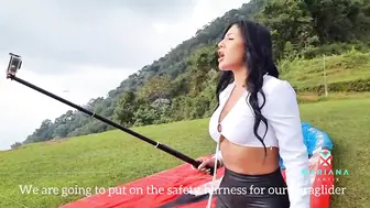 Mariana Martix在跳伞时潮吹