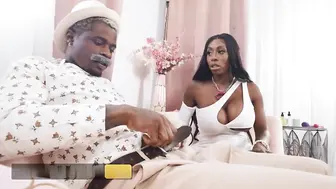 BRAZZERS - Damion Dayski 在恰到好处的方式中填满了他热辣的女友 Ebony Mystique 的紧嫩阴道