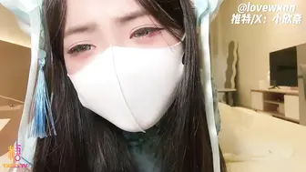 【白丝 中华娘】没想到妹妹这么骚 性瘾 欣奈 化身中华娘口爱唤醒哥哥 足交深喉侍奉 主动 骑乘 被操出白浆 精液 射满 丝袜